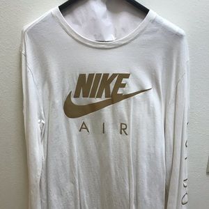 Nike air white long sleeve shirt